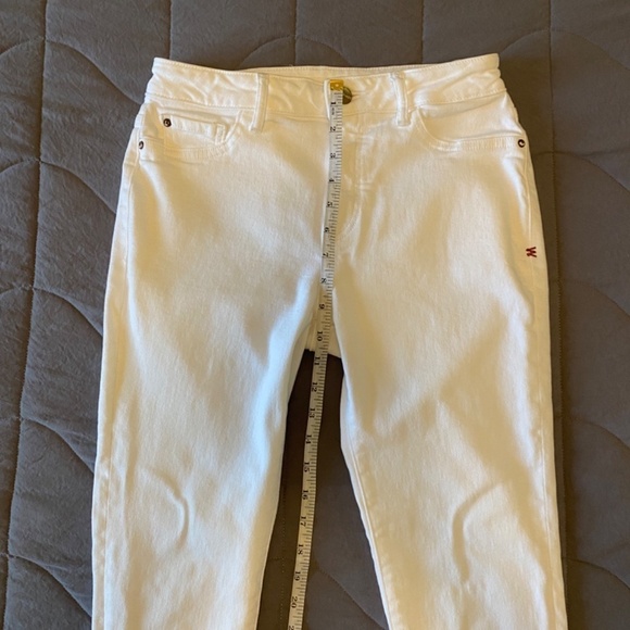 Warp + Weft -White-JFK‎ New York City- Skinny Ankle Jean -Raw Hem-Size 28x27 - Picture 7 of 10